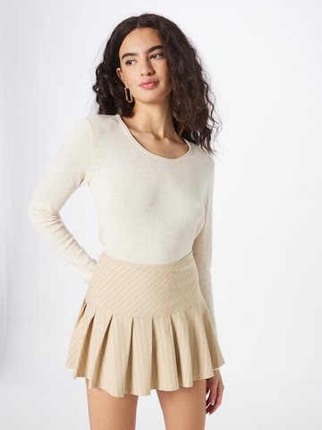 TOM TAILOR Sweater in White: front