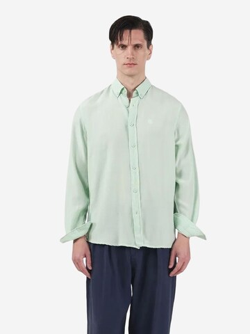 Giesto Regular fit Button Up Shirt in Green