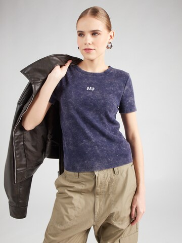 Maglietta di GAP in blu: frontale