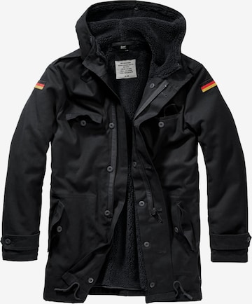 Parka d’hiver Brandit en noir : devant