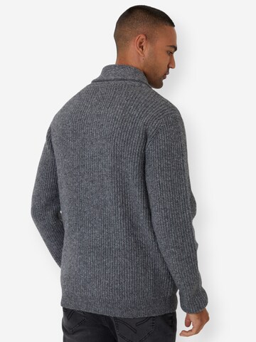 Threadbare Strickjacke 'Needham' in Grau