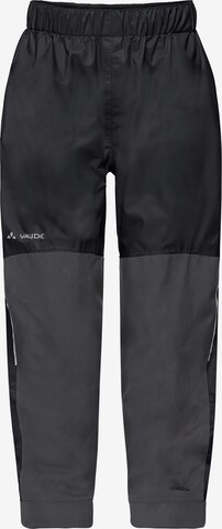 VAUDE Tapered Outdoor broek 'Escape VI' in Zwart: voorkant