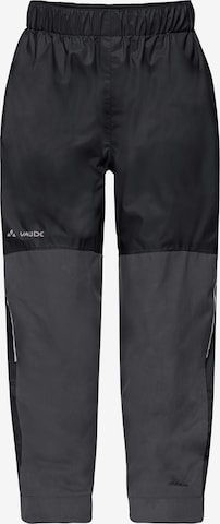 VAUDE Tapered Outdoor Pants 'Escape VI' in Black: front