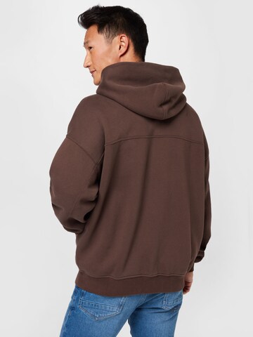 Abercrombie & Fitch Zip-Up Hoodie in Brown