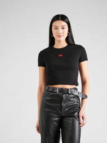 HUGO Red Shirt 'Deluisa' in Black: front