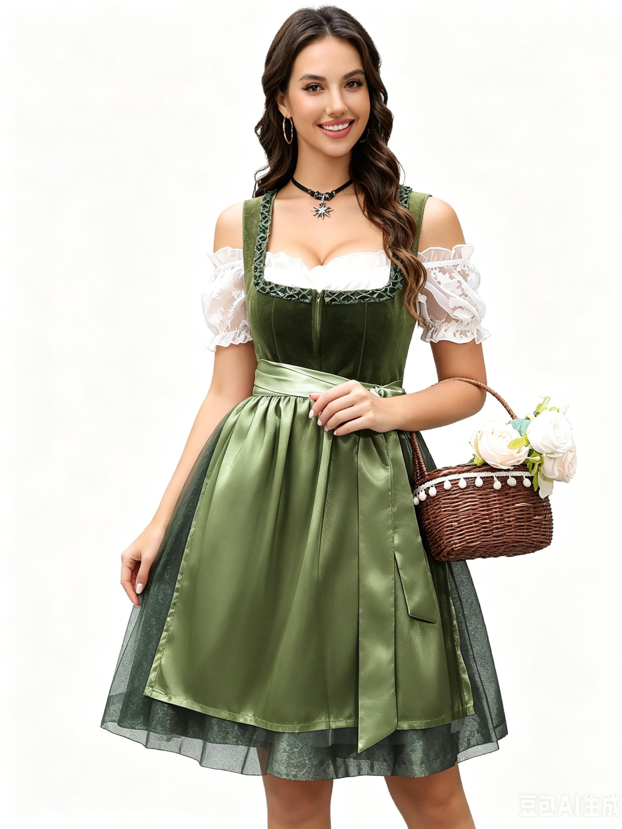KoJooin Dirndl‌‌‌‌‌‌‌‌‌ in Grün