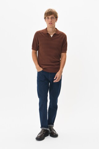 T-Shirt 'Heritage' Matinique en marron : devant