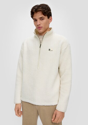 QS Sweatshirt in Beige: Vorderseite