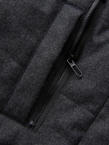 Ombre Winterjas 'OM-JAHP-0203' in Zwart