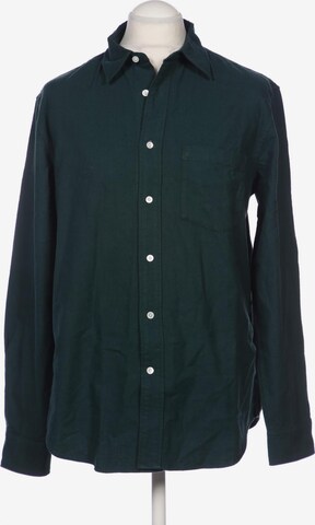 Arket Button Up Shirt in XXXL in Green: front