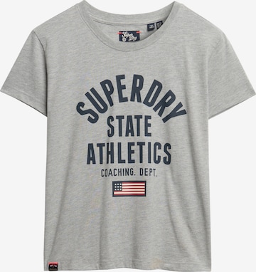 Superdry & Co Shirt 'Athletic' in Grey: front