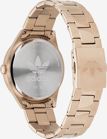 ADIDAS ORIGINALS Analoog horloge 'Fashion Edition Three' in Goud