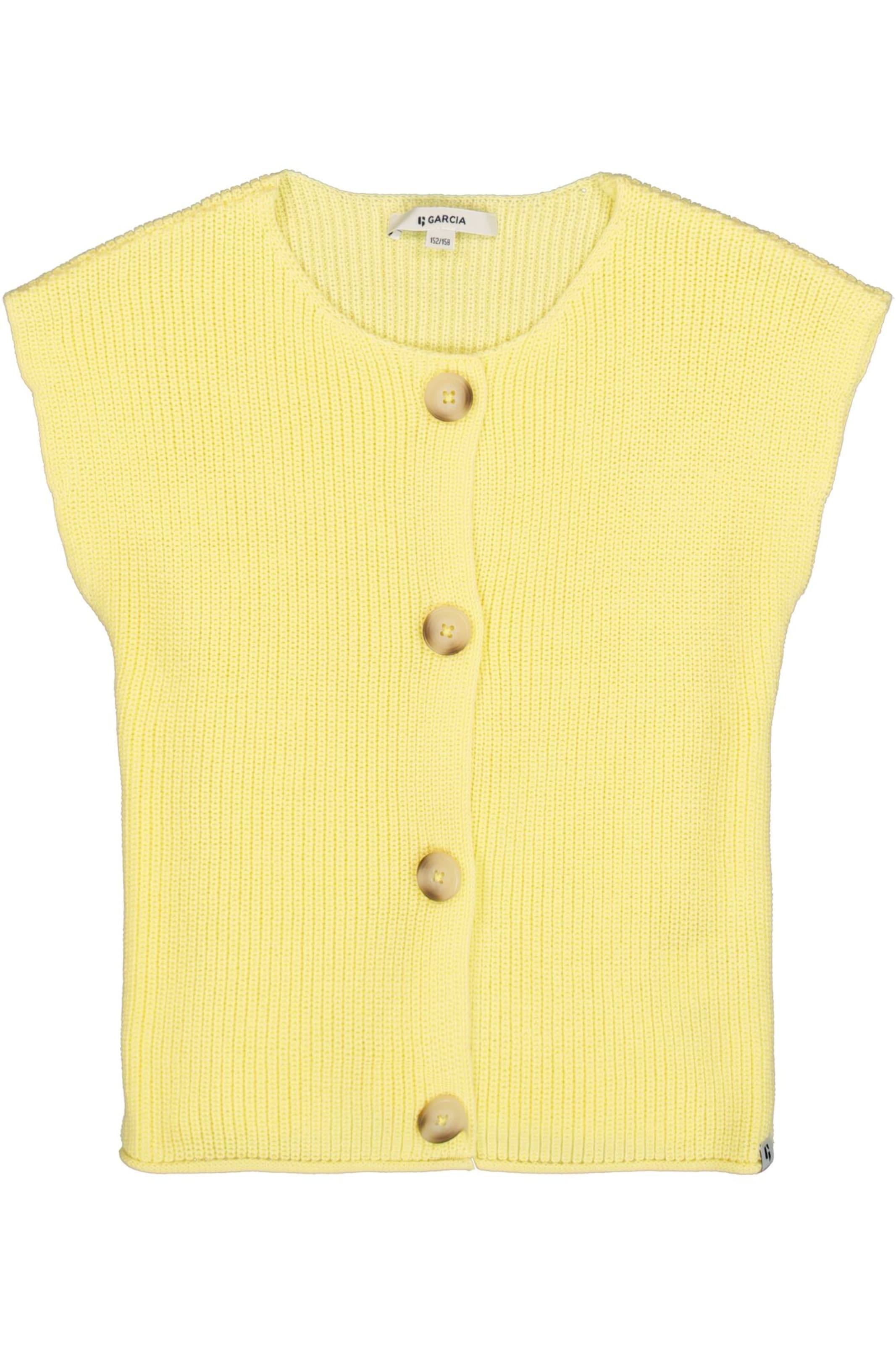 dzeltens GARCIA Adīta jaka: no priekšpuses