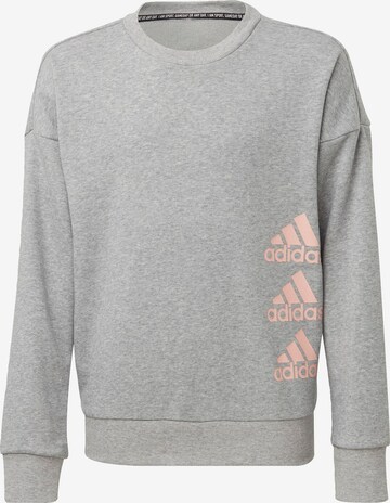 ADIDAS PERFORMANCE Sweatshirt 'Must Haves' in Grau: front