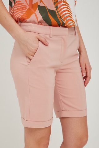 Fransa Regular Pants in Pink