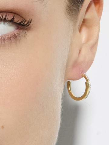 Boucles d'oreilles 'KAMI' Luxenter en blanc