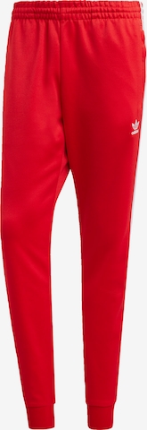 Effilé Pantalon 'Adicolor Classics Sst' ADIDAS ORIGINALS en rouge : devant