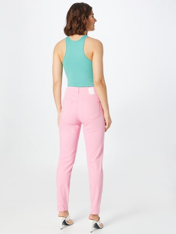 PIECES Slimfit Jeans 'Dea' in Roze