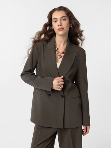 Blazer 'Donia' di Antioch in verde: frontale