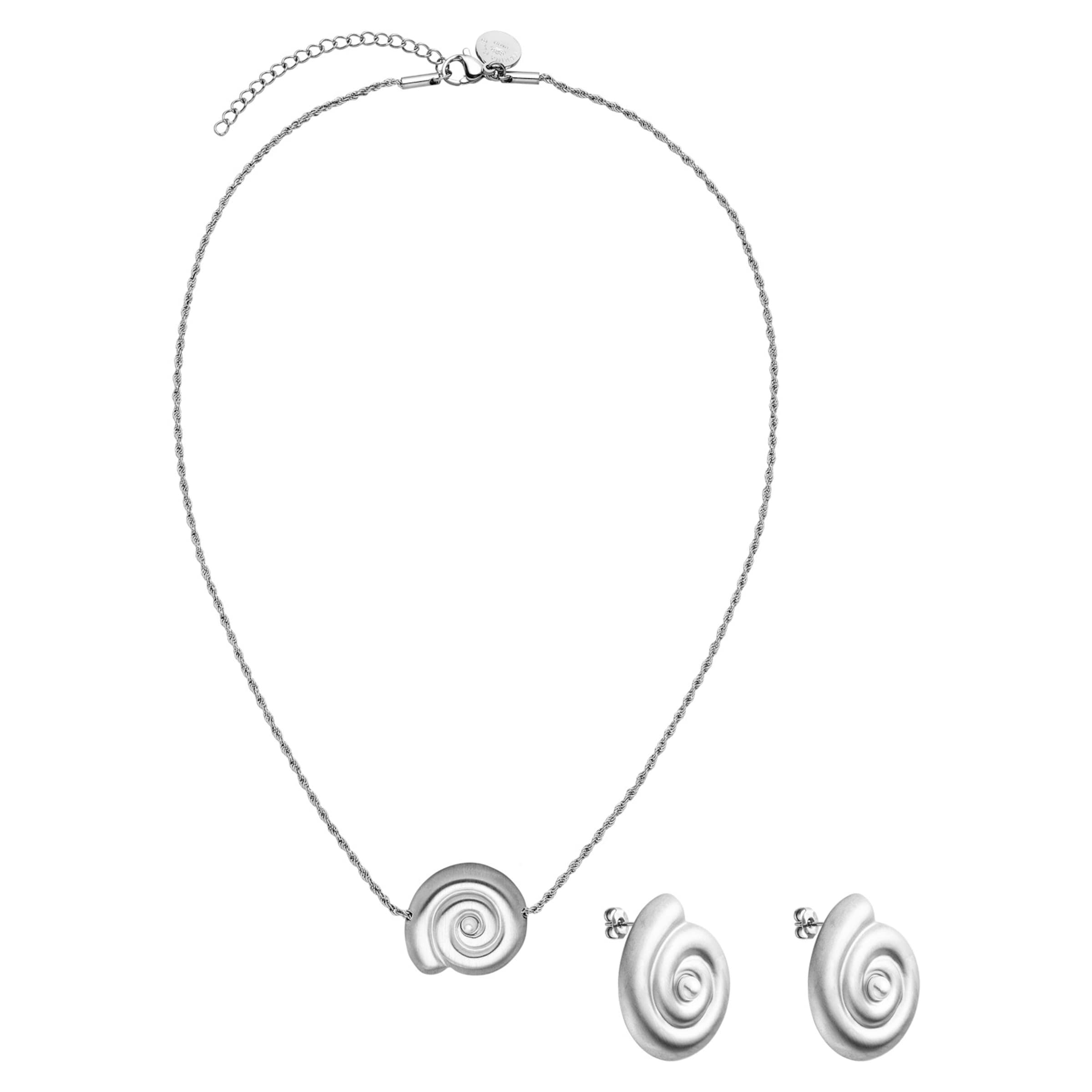 PURELEI Sieraden set 'Oceanfront' in Zilver: voorkant