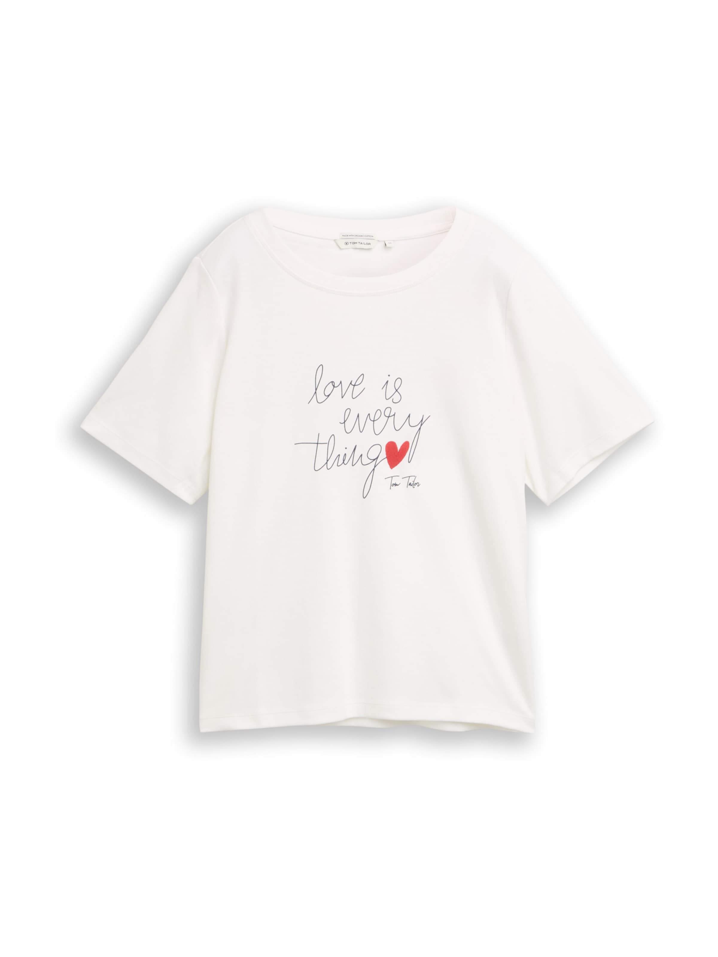 Maglietta di TOM TAILOR in bianco: frontale