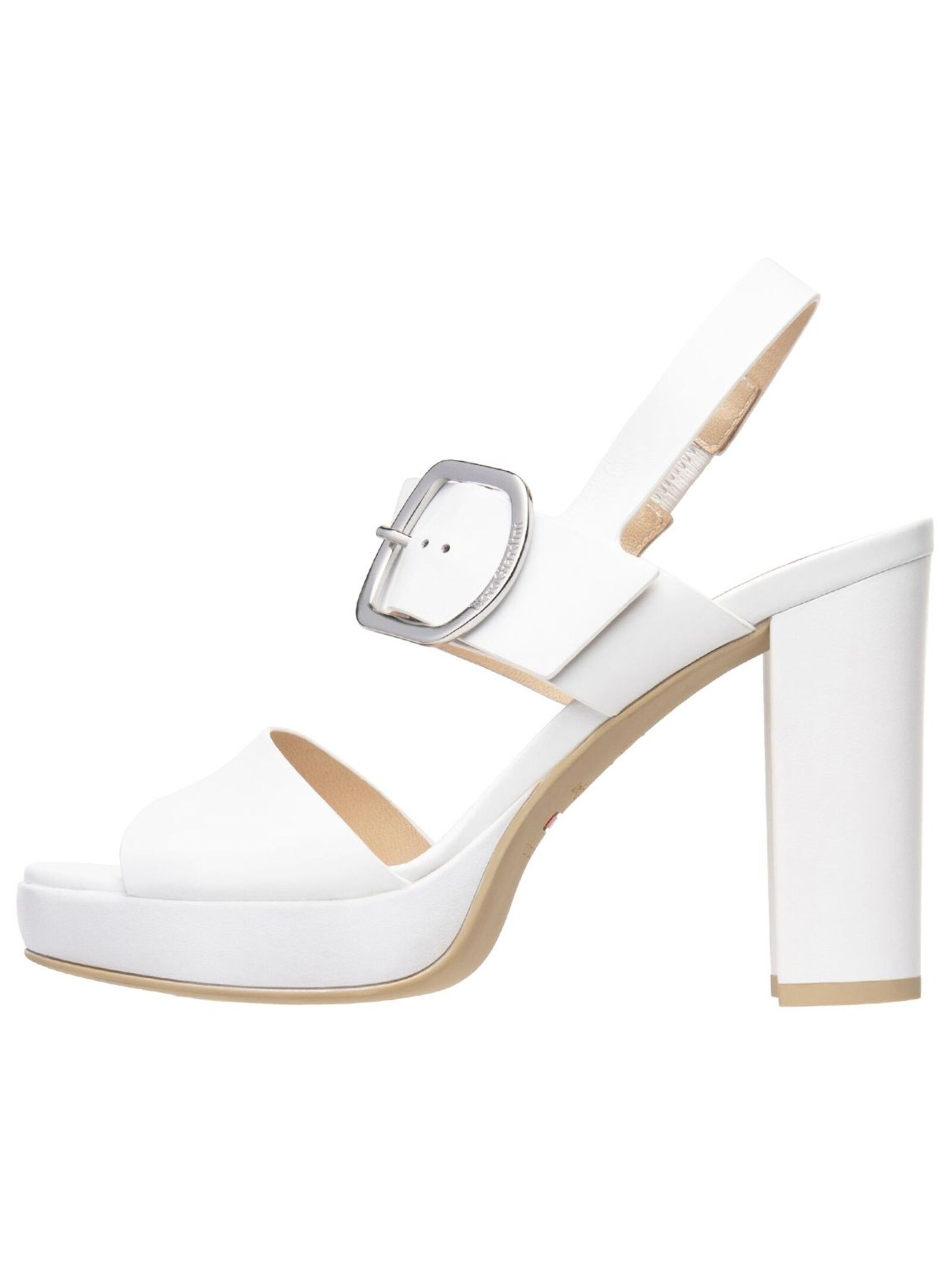 Sandalo di Nero Giardini in bianco