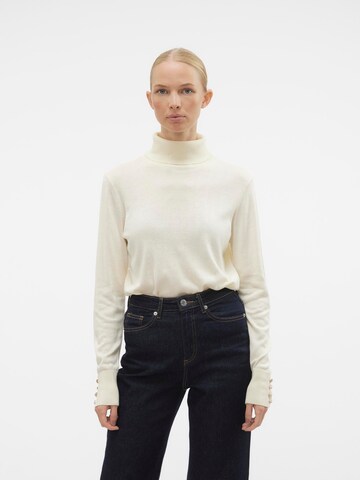 Pull-over 'Milda' VERO MODA en beige : devant