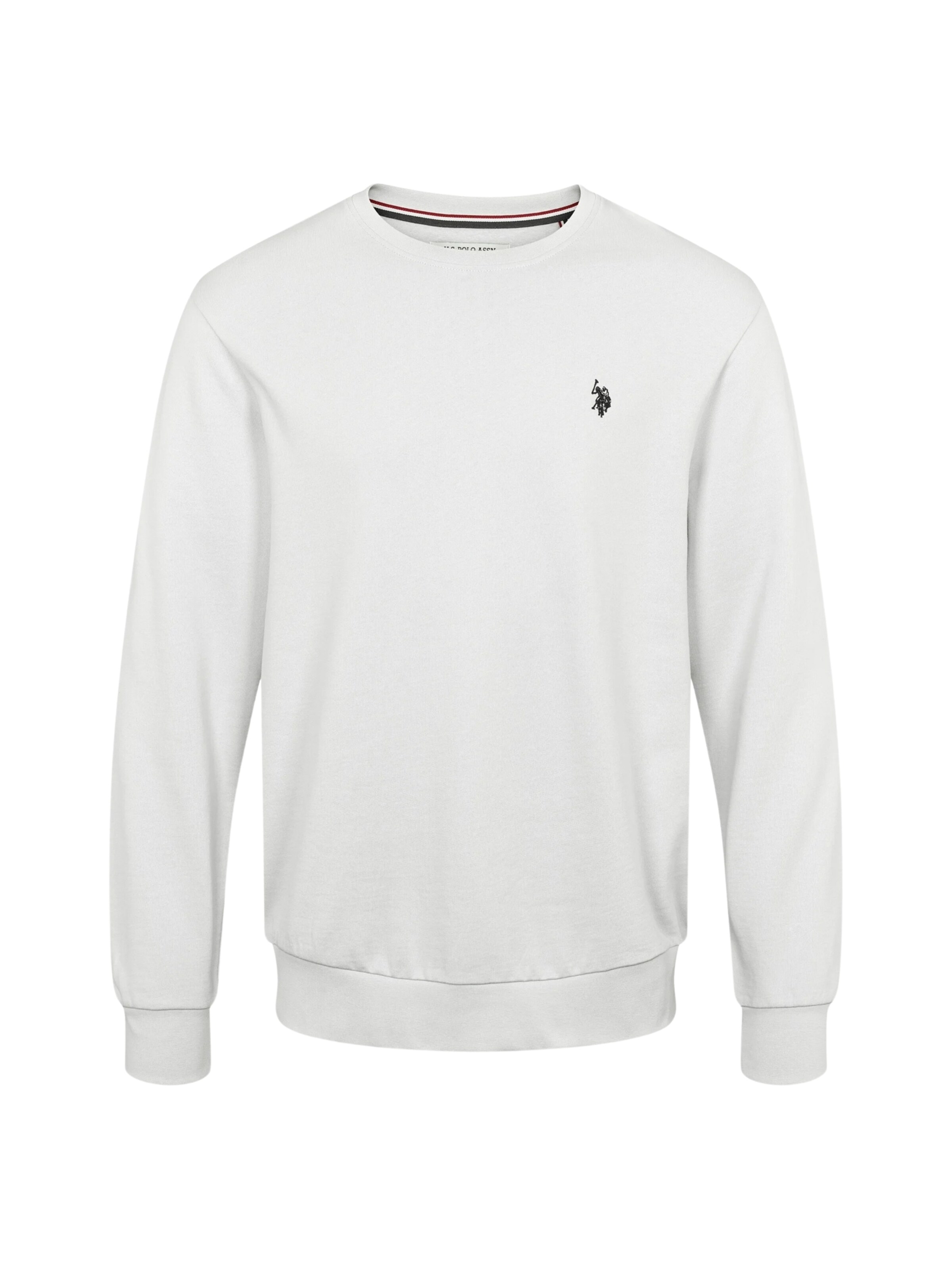 U.S. POLO ASSN. Sweatshirt 'UMHugo' in Wit: voorkant