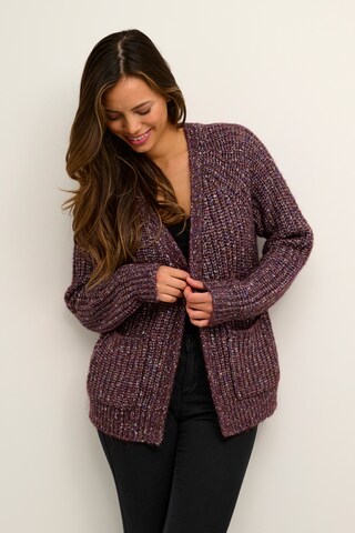 Kaffe Knit cardigan 'Belura' in Red: front