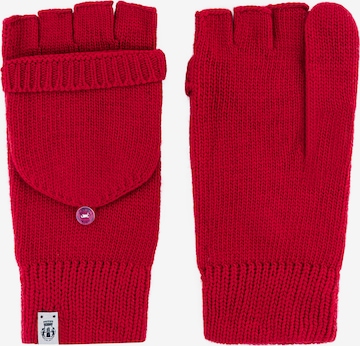 Roeckl Fingerless Gloves 'Essentials' in Red: front