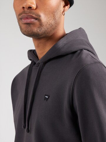 WRANGLER Μπλούζα φούτερ 'SIGN OFF' σε μαύρο