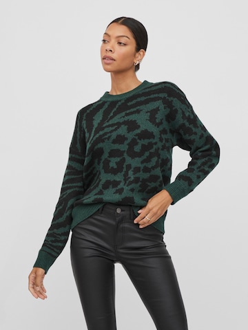 VILA Sweater 'Alira' in Green: front