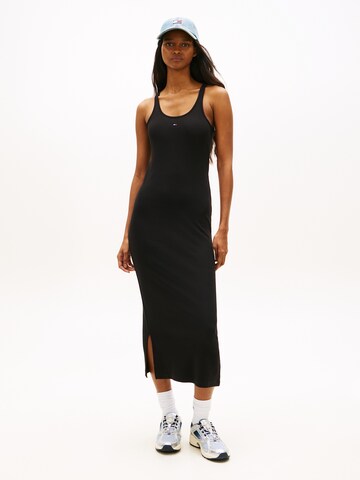 Tommy Jeans Jurk in Zwart: voorkant