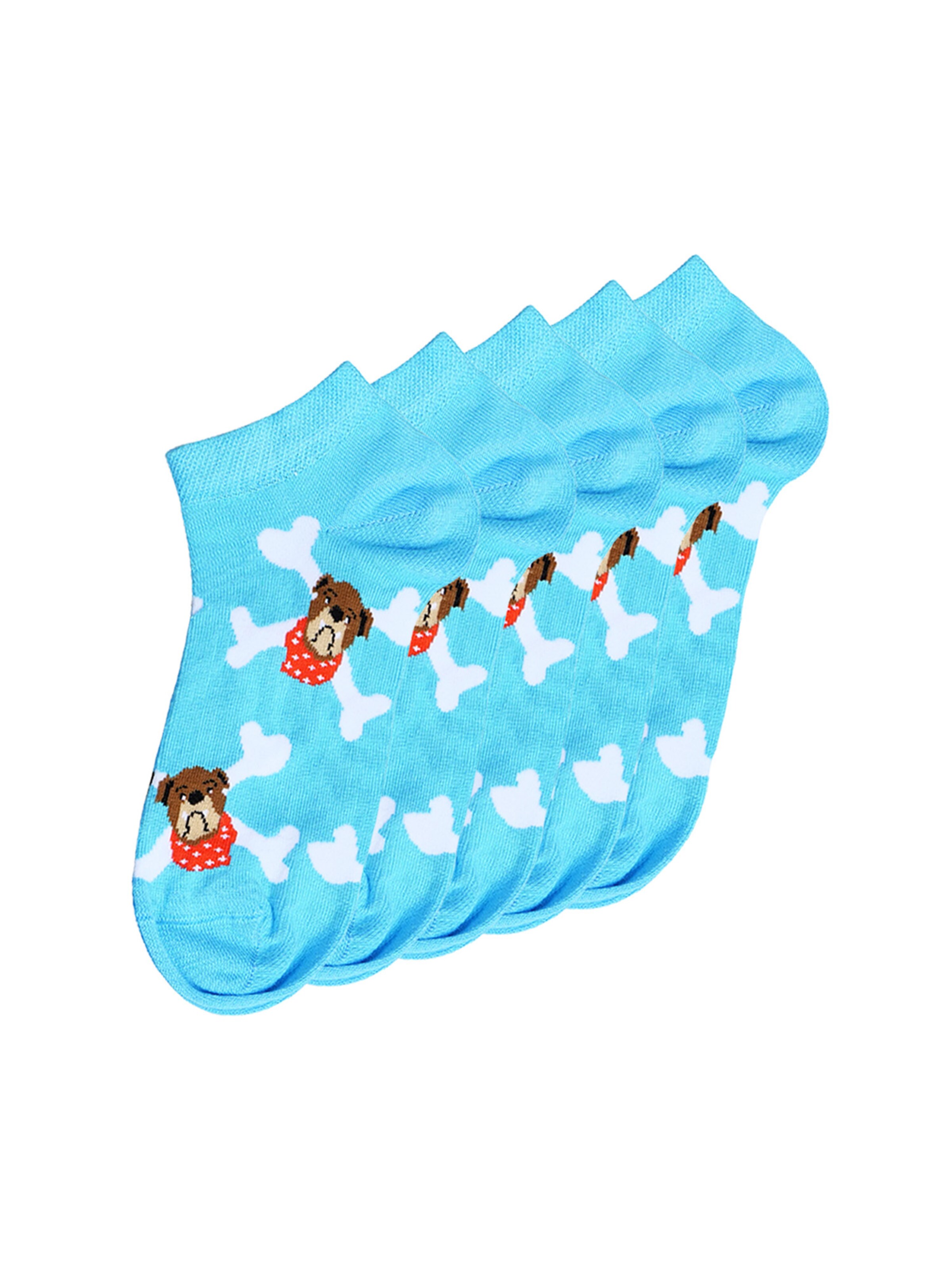 Chaussettes UNABUX en bleu : devant