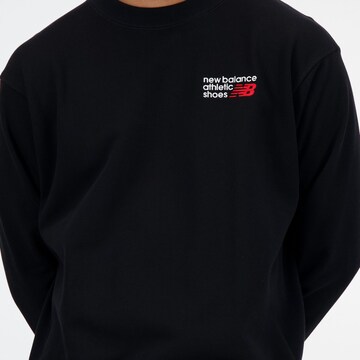new balance Sweatshirt 'Athletics Premium' in Zwart