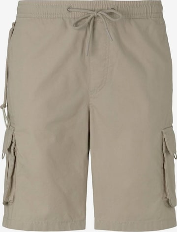 TOM TAILOR DENIM Regular Cargo Pants in Beige: front