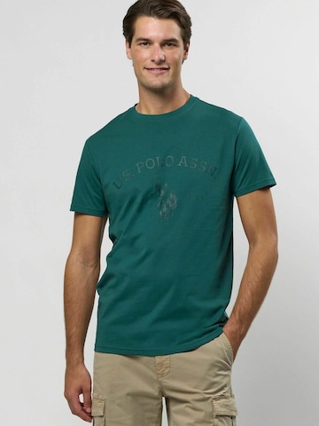 U.S. POLO ASSN. Shirt 'Archibald' in Groen: voorkant