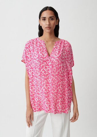 COMMA Blouse in Pink: front