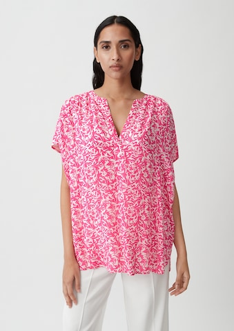 COMMA Blouse in Roze: voorkant