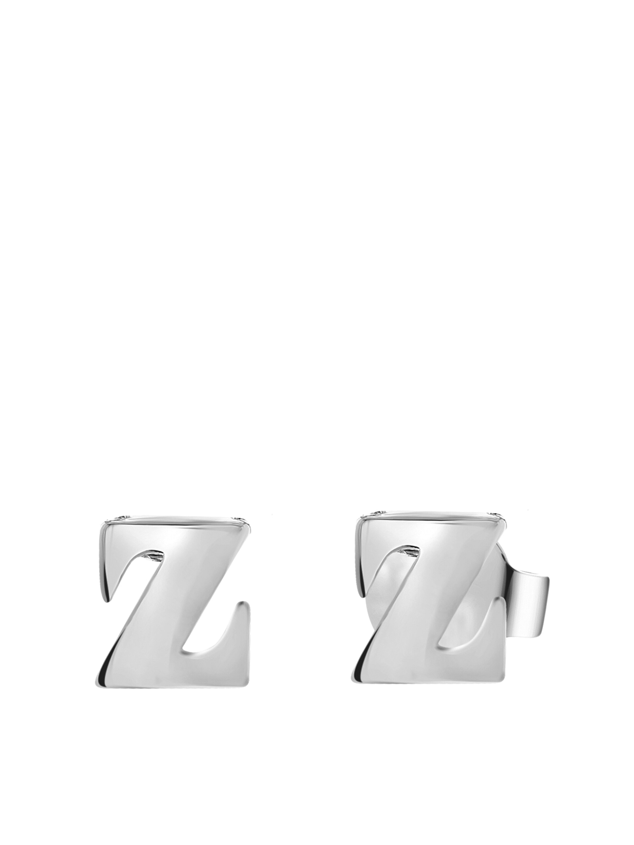 Lucardi Oorbellen in Zilver: voorkant