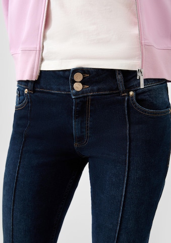 évasé Jean 'Catie' QS en bleu