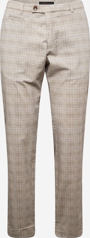 Pantalon chino bugatti en beige : devant