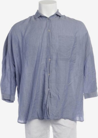 AMERICAN VINTAGE Button Up Shirt in S in Blue: front