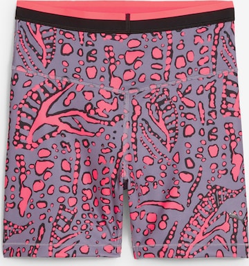 PUMA - Skinny Pantalón deportivo 'Hypernatural' en lila: frente