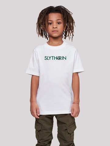 T-Shirt 'Harry Potter Slytherin' F4NT4STIC en blanc : devant