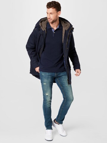 mėlyna Ragwear Žieminė parka