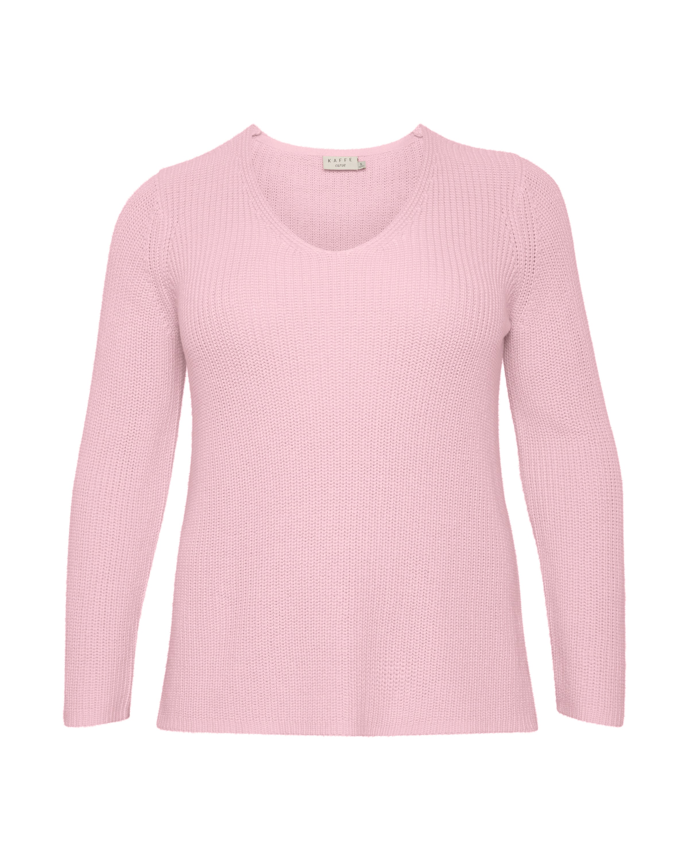 Pull-over KAFFE CURVE en rose : devant