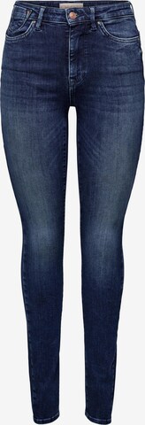 ONLY Skinny Jeans 'Forever' in Blauw: voorkant