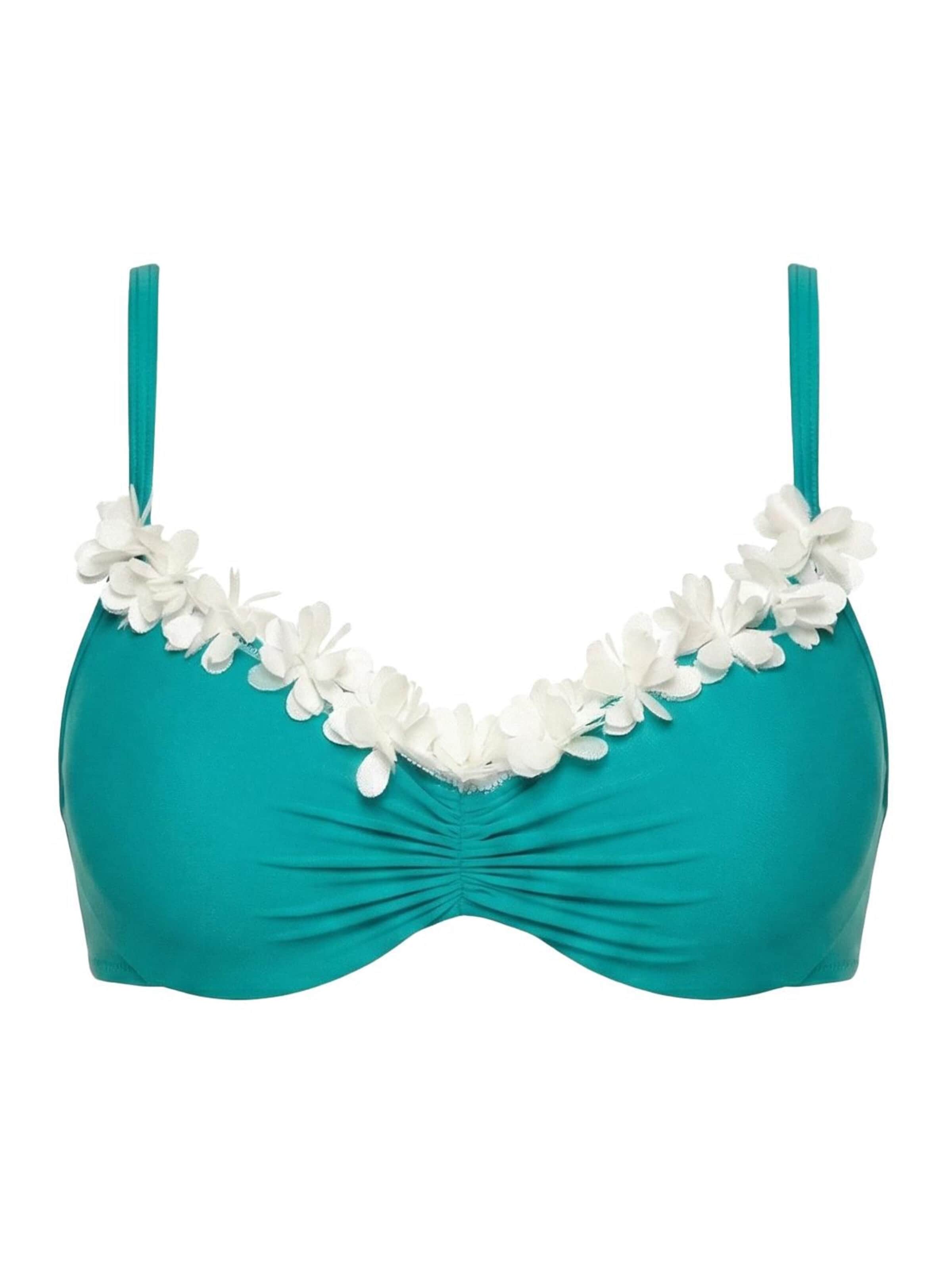 Marko Push-up Bikiniöverdel 'Rinn M-823 (1)' i grön: framsida