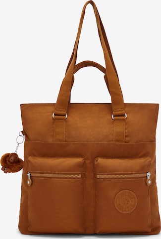 KIPLING Schultertasche 'India' in Braun: Vorderseite